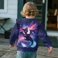 thumbnail image 4 of Yuyamidu Galaxy Dragon Sweatshirt Toddler Girl 1T 2T Crewneck Ruffle Long Sleeve Top Cute Graphic Pullover Sweatshirts Casual Fall Outfits Lightweight Soft Workout Everyday Clothes, 4 of 8
