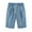 Blue, variant on Iyufng Shorts for Women Plus Size Casual Linen Shorts Women Printed Five Points Large Size Cotton Linen Pants Pants Shorts
