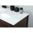 thumbnail image 4 of Elegant Decor Grant 42" Aluminum MDF Single Bathroom Vanity in Expresso, 4 of 8