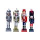 thumbnail image 1 of 4 piezas de figuras de cascanueces, adornos artesanales, figuras para decoración de chimenea Estilo A, 1 of 9