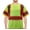 Yellow, variant on Men's Mesh Class 2 Type R Safety High Visibility Reflective Neon Work Shirt (Yellow, S)