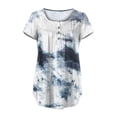 thumbnail image 4 of Njagoc3 Womens Trendy Summer T-Shirt with Heart Motif Lightweight Breathable Cotton for Casual Outings, 4 of 5