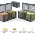 thumbnail image 2 of 1 Medicine Container 32 Compartments Plastic Sealed Portable 1 Month Medicine Storage Box for Daily Use, 2 of 7
