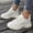 Beige, variant on Walking Shoes for Women, Orthopedic Arch Support Running Sneakers with Wide Toe Box, Breathable Non Slip Tennis Walking Trainers, Comfort Wear for Indoor Outdoor Gym