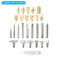 thumbnail image 2 of 28pcs Wood Burning Kit, Wood Burner Tool with Box Carving DIY Adults Crafts Pyrography, 2 of 5