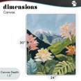 thumbnail image 4 of Stupell Industries Contemporary Tropical Mountain Landscape Canvas Art, 24 x 30, by The Prints Vibe, 4 of 8