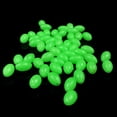 thumbnail image 2 of 100Pcs Oval Luminous Glow in Dark Rig Beads Sea Fishing Lure Floating Tackles, 2 of 6