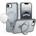 thumbnail image 4 of XPM for Samsung Galaxy S26+ / S26 Plus Matte Finish Magnetic Ring Hybrid Protective Invisible Kickstand Magsafe Compatible Phone Case Cover (Gray), 4 of 9