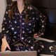 thumbnail image 1 of Sanrio Kulomi Autumn Cotton Women's Pajamas Long Sleeves Long Pants Home Silk Pajamas Women's Loungewear Pajamas Pants Set, 1 of 3