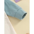 thumbnail image 6 of Bagilaanoe Baby Girl Boys Fall Jumpsuit Newborn Contrast Color Long Sleeve Bodysuit 3M 6M 12M 18M 24M Infant One Piece Romper, 6 of 9