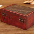 thumbnail image 2 of Caja de Almacenamiento de Madera Vintage con Broche Caja de Almacenamiento de Joyería Organizador de Cajas, 2 of 12