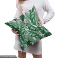 thumbnail image 5 of Ambesonne Leaves Nature Print Fabric by the Yard Upholstery, Tropical Jungle, 10 Yards, Sea Green and Dimgray, 5 of 5