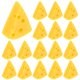 thumbnail image 1 of 30 piezas de cocina en miniatura, comida, queso, modelos de queso artificial, simulación de tartas de queso triangulares, figuritas de comida para decoración de mini casa y cocina, 1 of 8