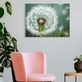 thumbnail image 3 of Fenyluxe Canvas Prints Dandelion Wall Art Decor for Bathroom Ready To Hang Room Home Art Decor 16x12in, 3 of 6
