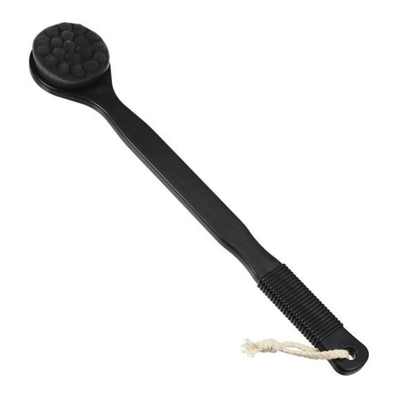 Unique Bargains 1 Pc Long Handle Bath Brush Cat Claw Bath Brush for Shower 15.55" Length Black