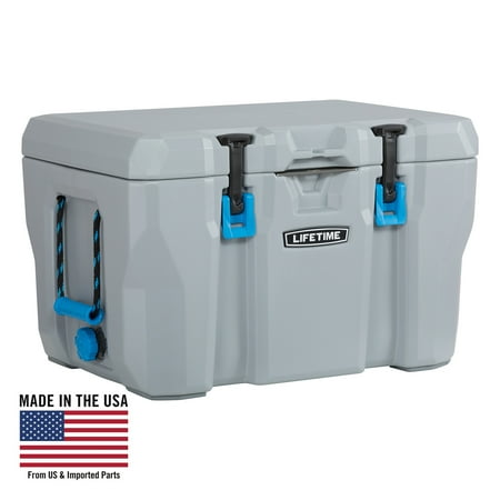 Lifetime 55 Quart High Performance Cooler, Grey (Best Portable Ice Chest)