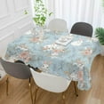 thumbnail image 4 of Coolnut Easter Bunny Flowers Rectangle Tablecloth Spill-Proof Polyester Table Cloth Table Cover for Kitchen Dining Picnic Holiday Party Decoration,60"x108", 4 of 7