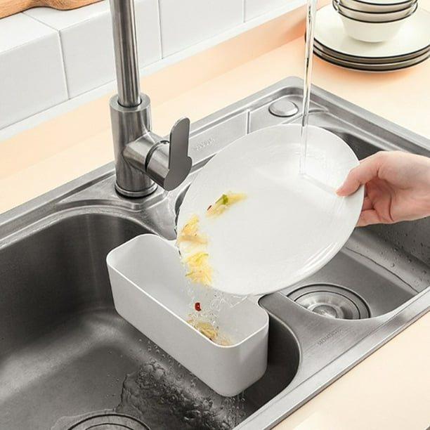 Escurridor De Fregadero, Escurridor Sobre El Fregadero, Cesta Organizadora Para Fregadero, Escurridor De Platos, Ahorra Espacio En La Encimera, Recogedor De Agua, Bandeja De Goteo
