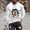 White, variant on BXJX Men's Christmas Print Shirts- Fashion Holiday Casual Loose Fit Long Sleeve Crewneck Top Green Size L