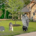 thumbnail image 4 of Y-Loong Realistic Birdcage Plastic Owl Scarecrow With Rotating Head And Sound, 4 of 4