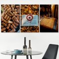 thumbnail image 2 of wall26 Canvas Print Wall Art Set Rustic European Italian Wine Cork Oak Barrels Drinks &amp; Cocktails Food Photography Scenic Realism Decorative Vintage for Living Room, Bedroom, Office - 16"x24, 2 of 5