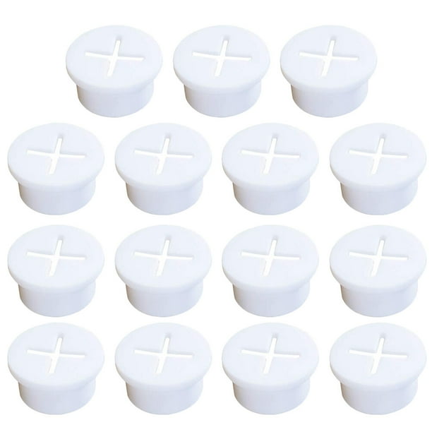 15 piezas de pasacables para cables, pasacables para muebles, soporte para cables, pasacables para enchufes