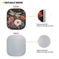 thumbnail image 3 of Bulopur Flower Dragonfly Car Windshield Sun Shade Prevent Sunlight Car Windshield Cover Sun Shade Durable Fabrics Window Sun Blocker Car Front Window Shade for Vans SUVs Trucks, 3 of 6