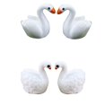 thumbnail image 4 of Billuyoard Cisne blanco decoración en miniatura del hogar modelo Animal estatuilla escritorio estantería DIY Decoración del hogar blanco 2*2.5 cm, 4 of 6