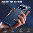 thumbnail image 5 of KOMI for Google Pixel 8 Pro Case, Dual Layer Shockproof Rugged Pixel 8 Pro Case [15FT Military][Heavy Duty Protection] Google Pixel 8 Pro Phone Case [Raised Edges Protect Camera & Screen] (Blue), 5 of 6