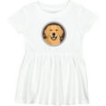thumbnail image 3 of Inktastic Golden Retriever Dog Girls Baby Dress, 3 of 5