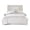 White, variant on Gracie Mills Xylon Solid Tassel Comforter Set with Heart-Shaped Throw Pillow - GRACE-11782