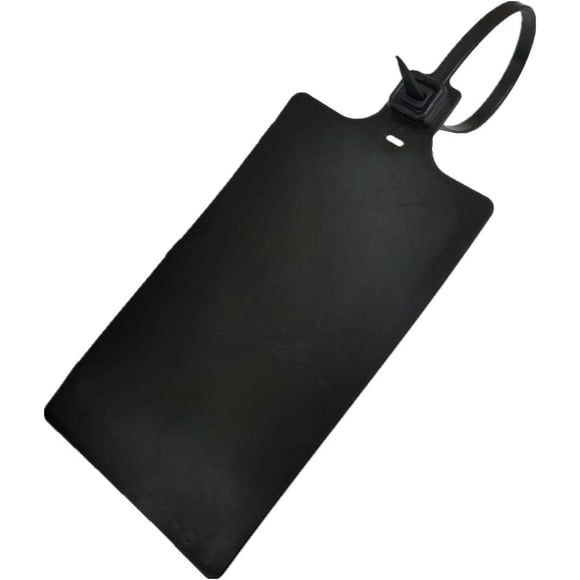 LAICAIW Plastic Seals Shipping Tags Logistics Use Big Sign Tie Large Label Tie, 255mm Total Length, Package of 100pcs (Black)