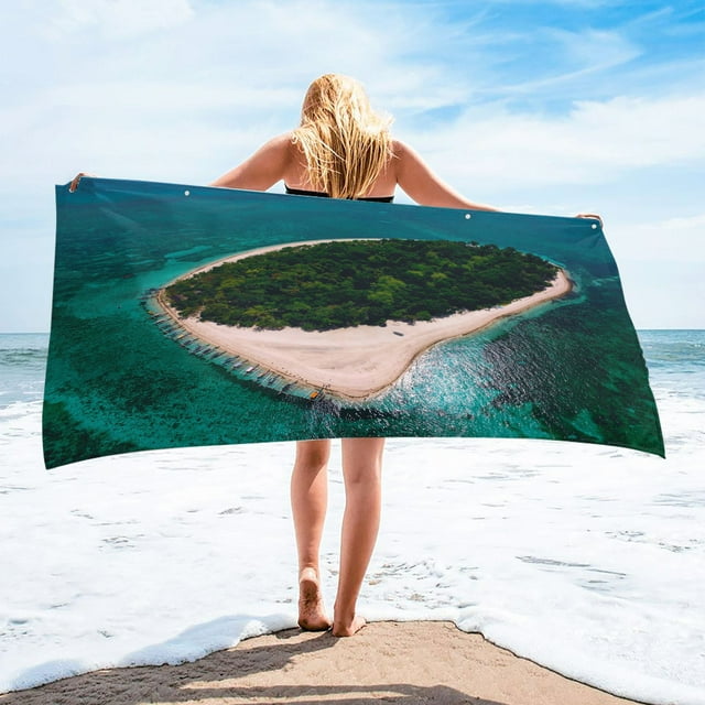 Beach towels under 10 RKSTN Microfiber Beach Towel Super Lightweight