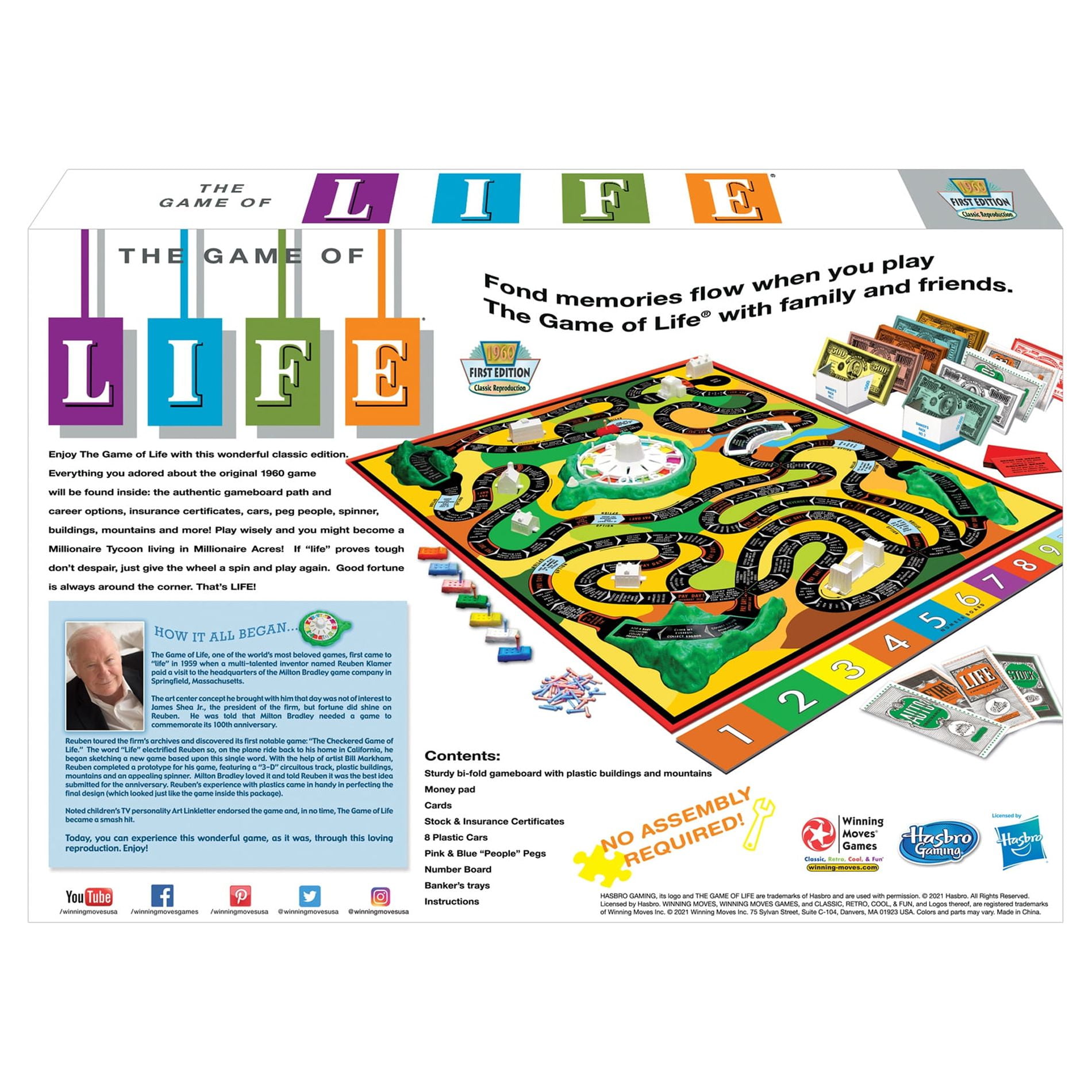 The Game of Life Board Game, by Winning Moves Games 