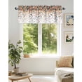 thumbnail image 6 of Valances for Windows Valance Rod Pocket Light Filtering Short Window Treatments Curtains for Kitchen Bathroom Living Room Bedroom, 1 Panel, 42 x 18 Inch, 6 of 7