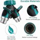 thumbnail image 2 of Garden Hose Splitter,2Way Garden Hose Connector Water Taps Distributor, 2 of 5