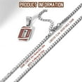 thumbnail image 2 of PAURO Necklace for Men Athletes Number Chain Stainless Steel Football Baseball Dainty Pendant Statement Personalized Jewelry Number 0, 2 of 6
