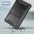thumbnail image 4 of Soke Case for iPad 9th/8th/7th Generation 10.2-Inch (2021/2020/2019 Release), with Built-in Screen Protector and Kickstand, Rugged Full Body Protective Cover for Apple iPad 10.2 Inch - Black, 4 of 7