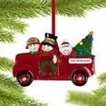 thumbnail image 2 of Vintage Red Truck Snowman Family Of 6 Ornament, 2 of 5
