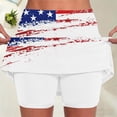 thumbnail image 2 of Skorts for Woman with Pockets High Waist Tummy Control Lightweight Casual Printed Summer Tennis Golf Yoga Skirt, 2 of 7