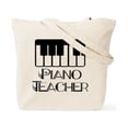 thumbnail image 2 of CafePress - Piano Music Teacher Tote Bag - Unisex Canvas Tote Bag, Beige, 1-Piece, 2 of 8