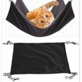 thumbnail image 2 of Hanging Cat Hammock, Pet Hammock for Cage, Adjustable Cat Bed Two Sides Comfortable/Waterproof Resting Sleepy Pad for Cats Small Dogs Rabbits or Other Small Animals, 2 of 7