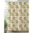 thumbnail image 2 of Fsddascl Farm Lemon Shower Curtain Set - Extra Long 72" x 96" Washable Bathtub Curtain with 12 Hooks, Summer Fruit Spring Flower Pastoral Waterproof Fabric Stall Shower Curtains for Bathroom/Bathtub, 2 of 6
