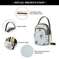 thumbnail image 4 of FORMRS Crossbody Bag for Women Quilted Travel Shoulder Cell Phone Purse with Chain Strap Handbag, Hockey Action Zone, 4 of 7
