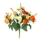 thumbnail image 4 of Ramo de rosas y peonías de seda artificial para decoración del hogar, bodas, fiestas – flores artificiales para centros de mesa o regalos, arreglo duradero de 12 pulgadas, 4 of 5