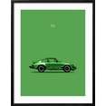 thumbnail image 2 of Art.com Porsche 911 Carrera Green Art Print by Mark Rogan, Black Frame Wall Art, 23" x 29", 2 of 5