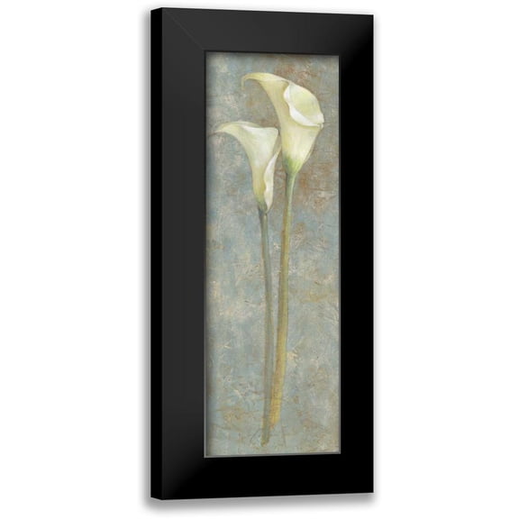 Loreth, Lanie 7x14 Black Modern Framed Museum Art Print Titled - Calla Lily II