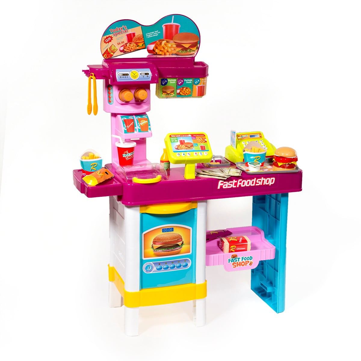 90 piece play food set