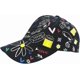 thumbnail image 2 of Trendy Graffiti Baseball Caps Men's Women's Personality Adjustable Breathable Sunbonnet Sun Hat Long Strap Cap White Baseball Caps -, 2 of 4