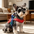 thumbnail image 5 of Dog Harness No Pull, TOUMENY Breathable Adjustable Soft Mesh Dog Vest Harness, Reflective Outdoor Walking Chest Strap for Small Medium Dogs Training, Red, 5 of 6